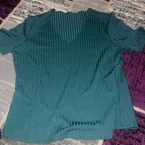 Teal color top